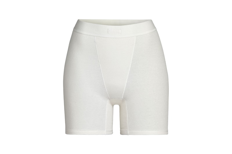Kim Kardashian SKIMS Cotton Collection Shorts Bone
