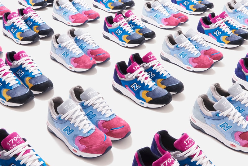 kith ronnie fieg new balance colorist 1700 limited edition sneaker release colors creatives made in usa footwear