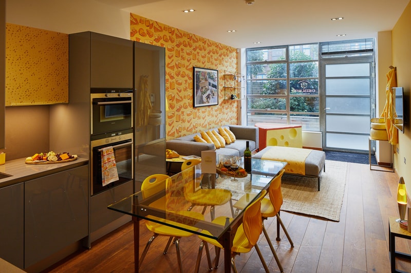 The Cheese Suite Opens Hotel in London Theme Experience