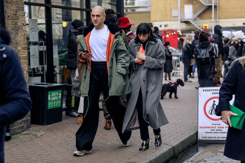 London Fashion Week Men's Fall/Winter 2020 Street Style Margiela Tabi