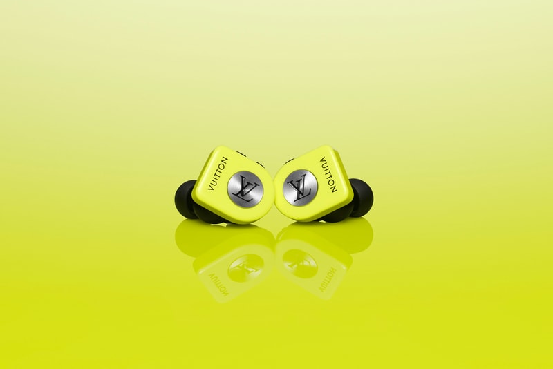 Louis Vuitton Horizon Earphones Monogram Colors Neon Yellow