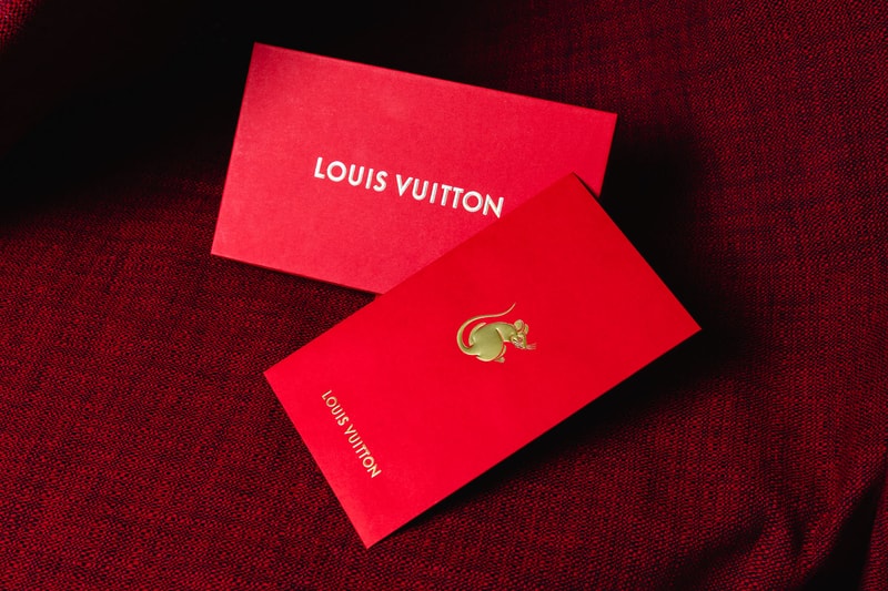 lunar new year red pockets envelopes hong bao lai see louis vuitton celine gucci