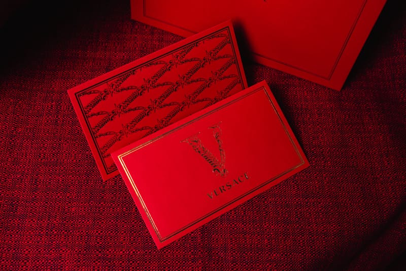 gucci cny red pouch