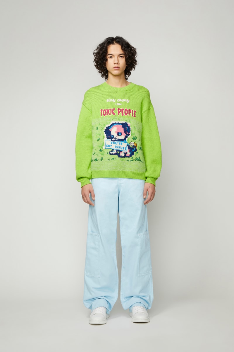 Marc Jacobs x Magda Archer Capsule Collection Harry Styles Dua Lipa Sweatshirt Knit