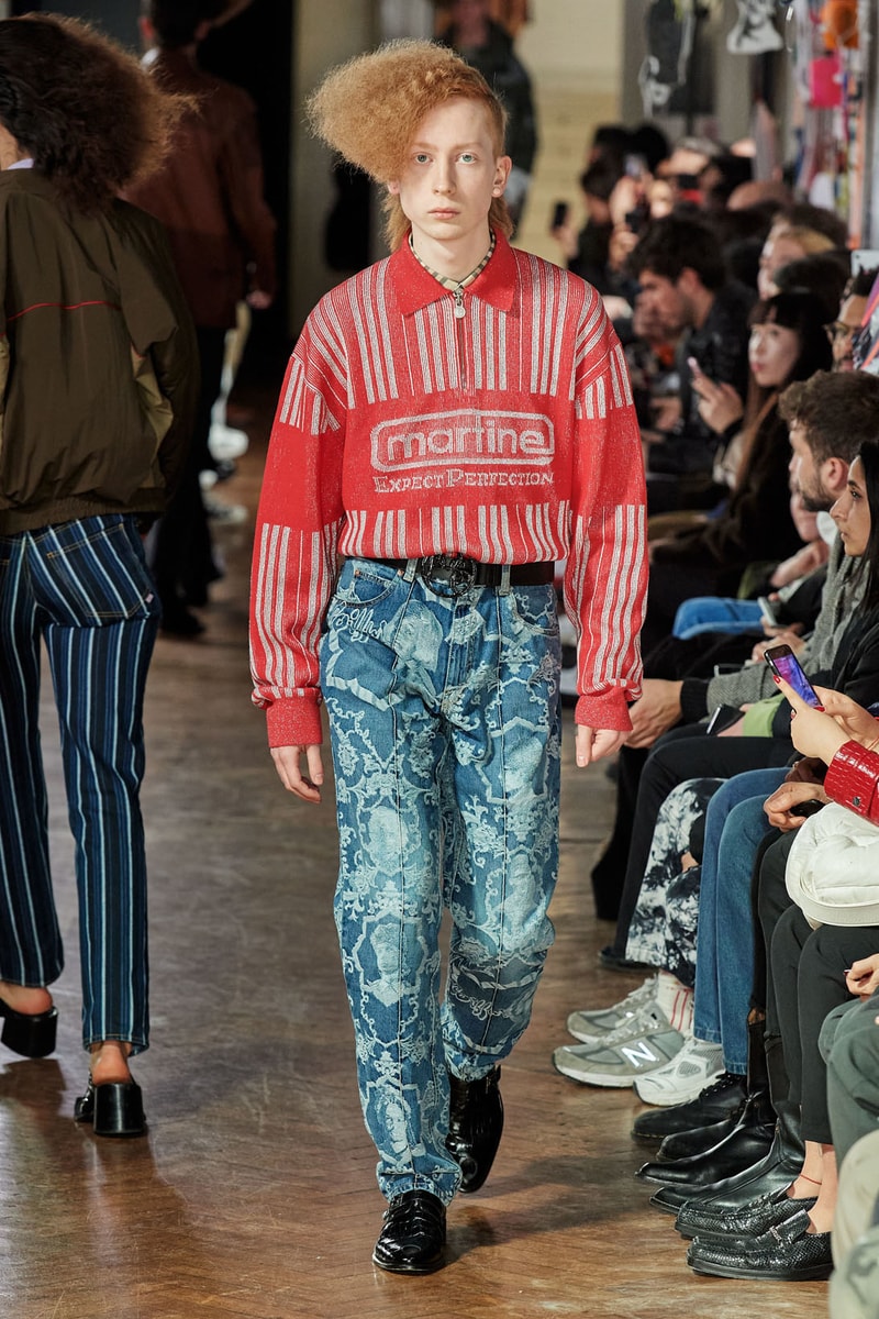 martine rose fall winter menswear london fashion week mens lfwm runway 