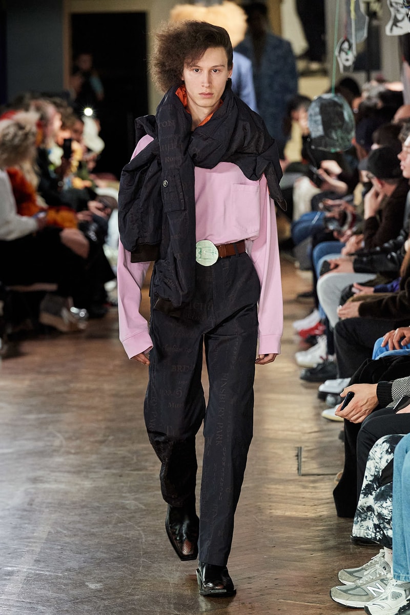 martine rose fall winter menswear london fashion week mens lfwm runway 
