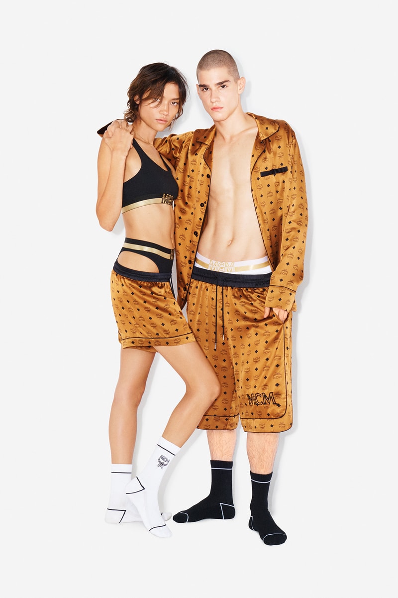 MCM Loungewear Collection Lookbook Robe Pajamas Shorts