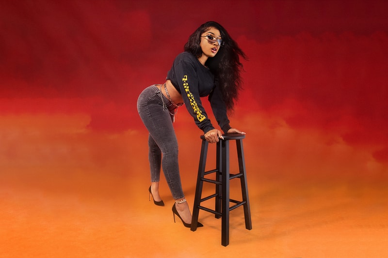 megan thee stallion depop texas fever collaboration jackets jumpsuits heels 