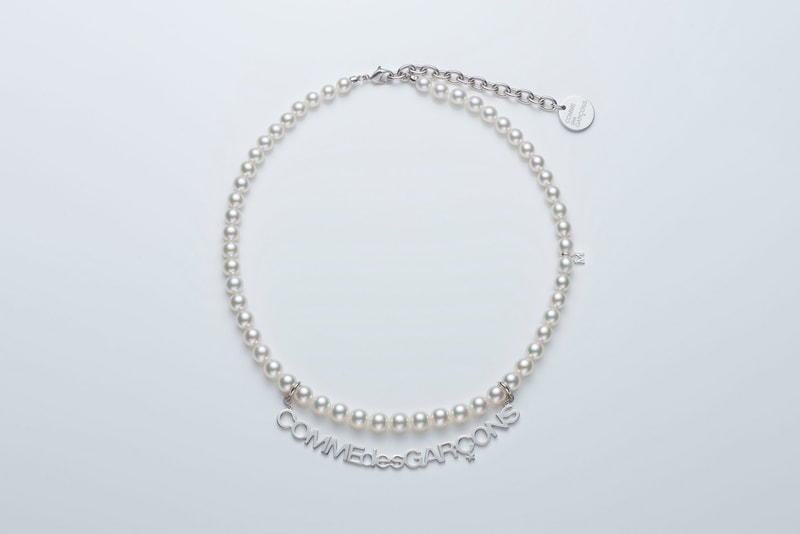 comme des garcons mikimoto cdg fine jewelry collaboration rei kawakubo pearl necklaces 