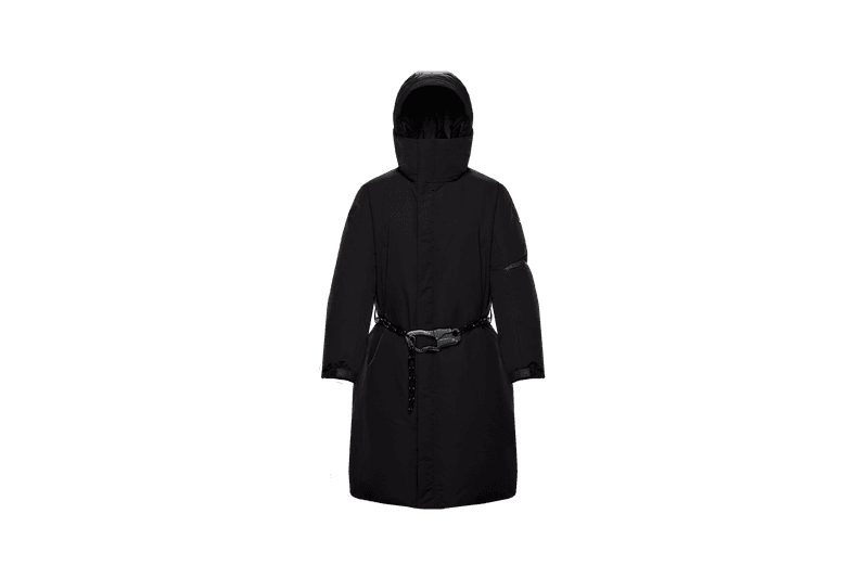 6 MONCLER 1017 ALYX 9SM Collection Parka Black Carabiner Belt