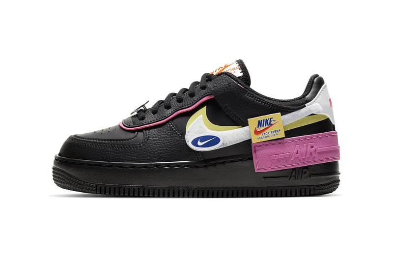 Nike's "Black/Cosmic Fuchsia" Air Force 1 Shadow Features Removable Patches