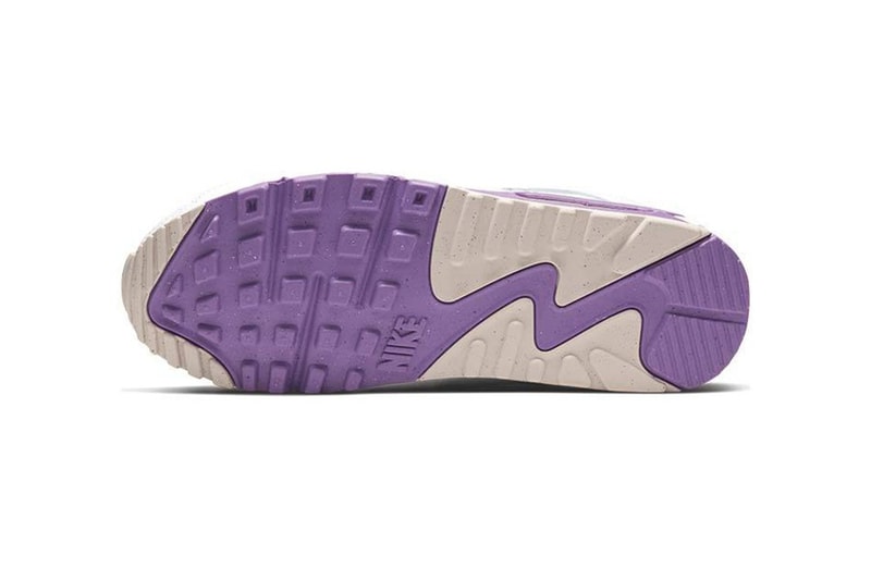 nike air max 90 se easter white multi color purple nebula sneaker footwear drop release anniversary leather navy green yellow volt velcro