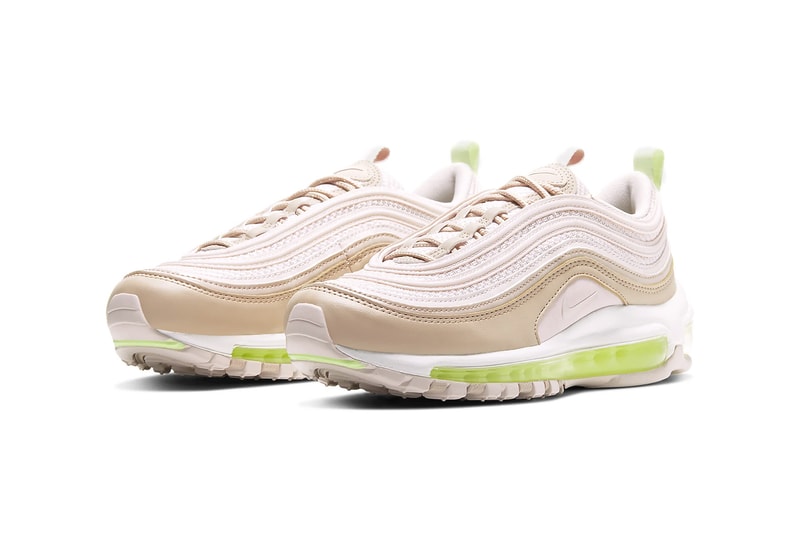 nike air max 97 womens sneakers pastel pink neon green shoes footwear sneakerhead
