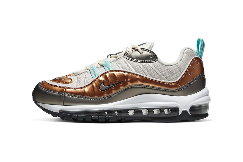 nike air max 98 womens sneakers pastel purple silver lilac white shoes footwear sneakerhead