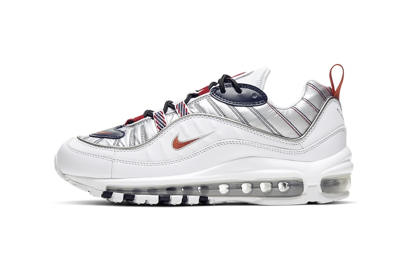 nike air max 98 womens sneakers pastel purple silver lilac white shoes footwear sneakerhead