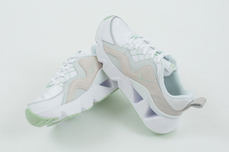 nike ryz 365 chunky sneakers pastel pink mint womens sneakers
