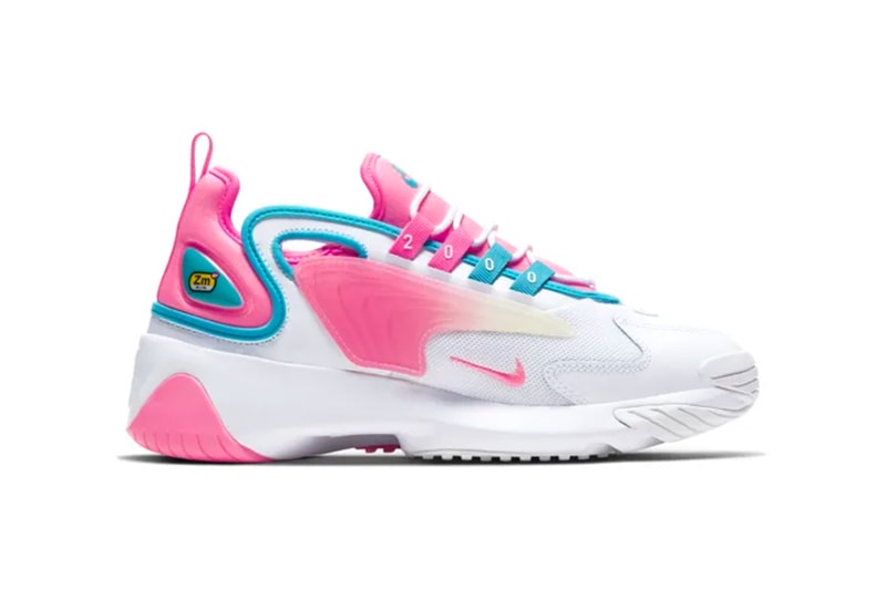 nike valentines day exclusive zoom 2k sneakers pink blue white womens love retro inspired vibrant air sole footwear