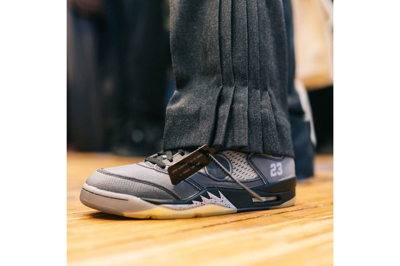 Off-White™ x Nike Air Jordan 5 On-Foot Look