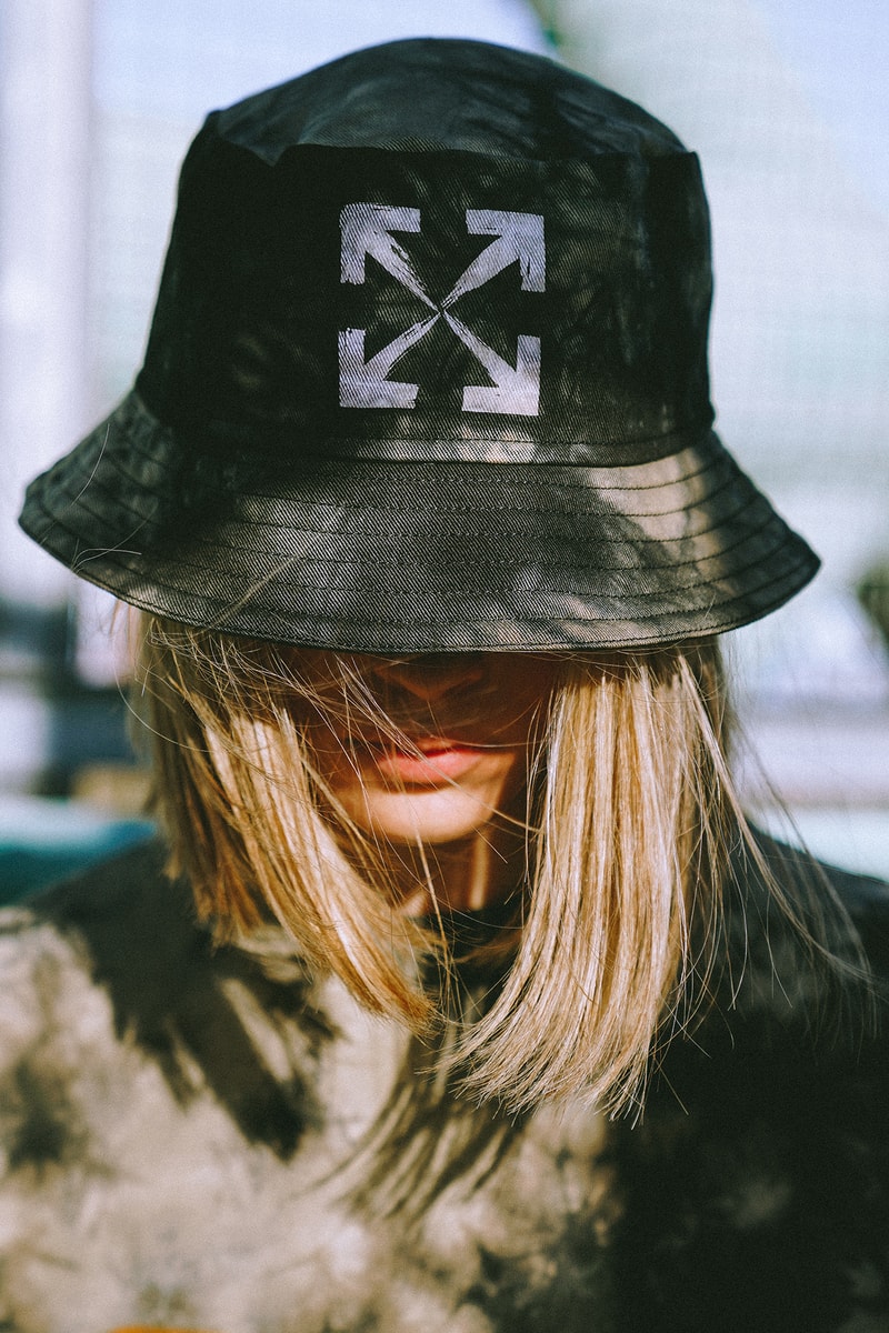 Off White "Bangkok" Capsule Collection Tie Dye Bucket Hat