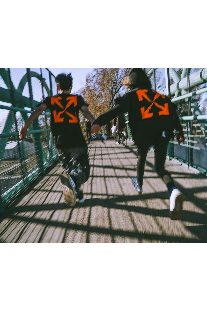 Off White "Bangkok" Capsule Collection T-Shirt Black Orange