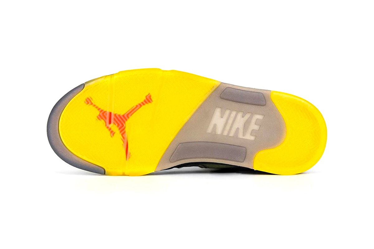 Off-White™ x Nike Air Jordan 5 On-Foot Virgil Abloh