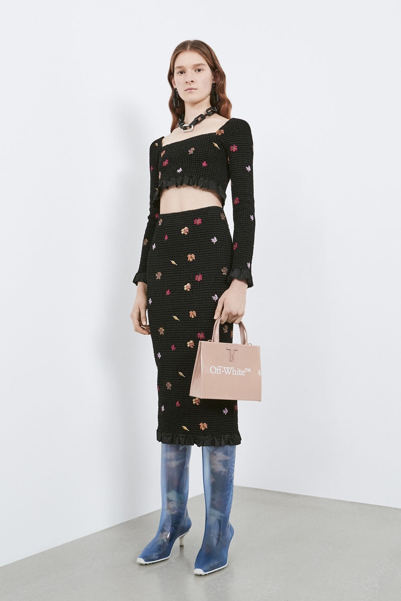 off-white virgil abloh pre-fall collection womenswear jackets suits coats 