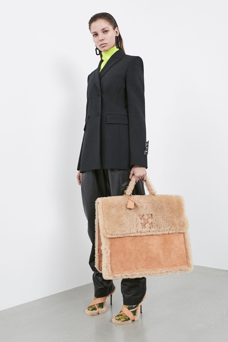 off-white virgil abloh pre-fall collection womenswear jackets suits coats 
