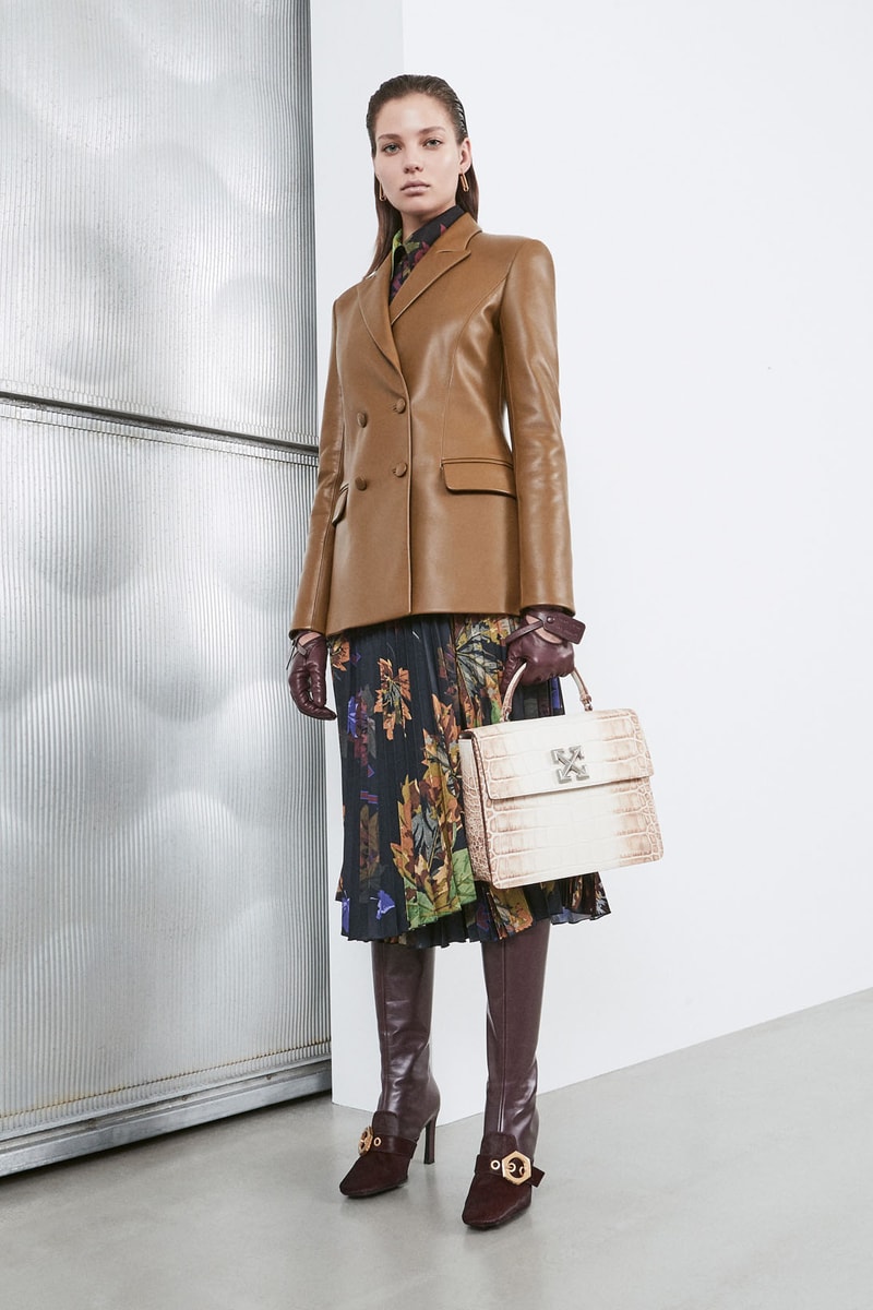 off-white virgil abloh pre-fall collection womenswear jackets suits coats 