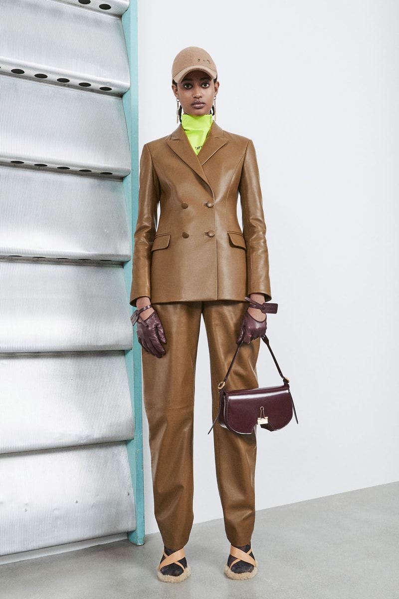 off-white virgil abloh pre-fall collection womenswear jackets suits coats 