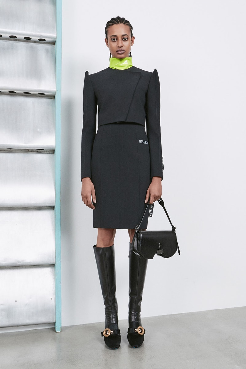 off-white virgil abloh pre-fall collection womenswear jackets suits coats 