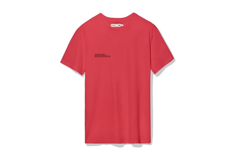 pangaia t-shirts seven colors sustainable recycle fashion environment eco friendly nature world pink blue green yellow orange cobalt