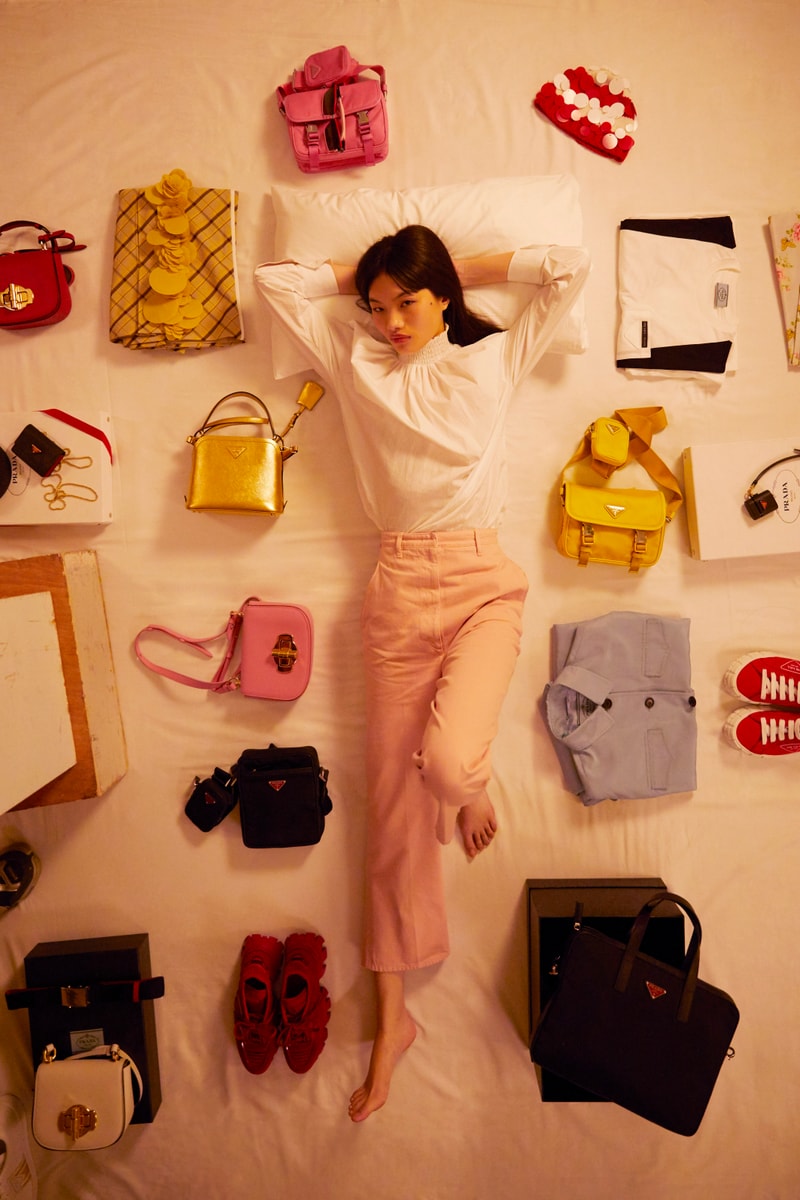 Prada Lunar New Year 2020 Digital Campaign Chinese New Year CNY 20 Chun Jin Family Members Model China Collection Handbags Womenswear Dresses