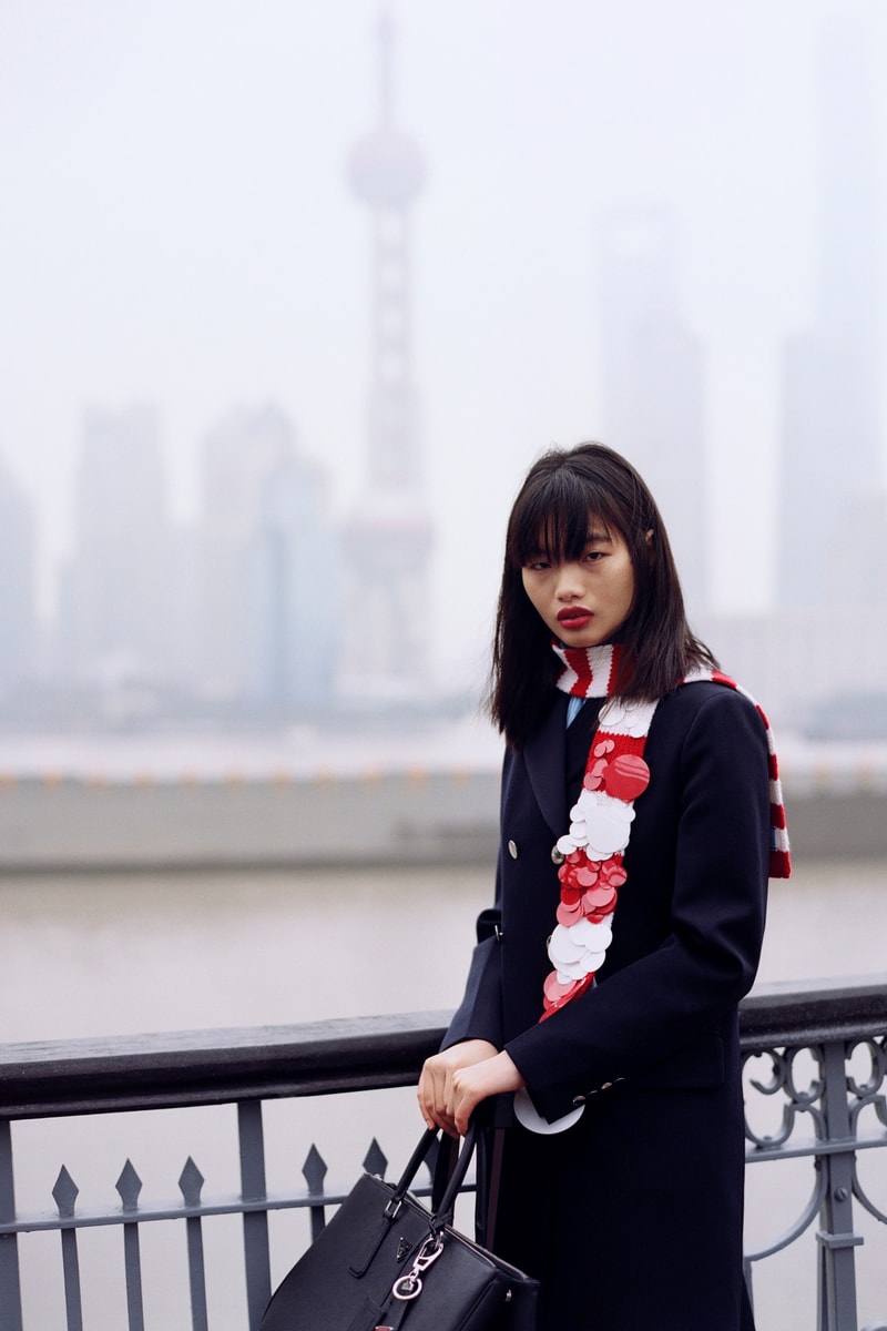 Prada Lunar New Year 2020 Digital Campaign Chinese New Year CNY 20 Chun Jin Family Members Model China Collection Handbags Womenswear Dresses