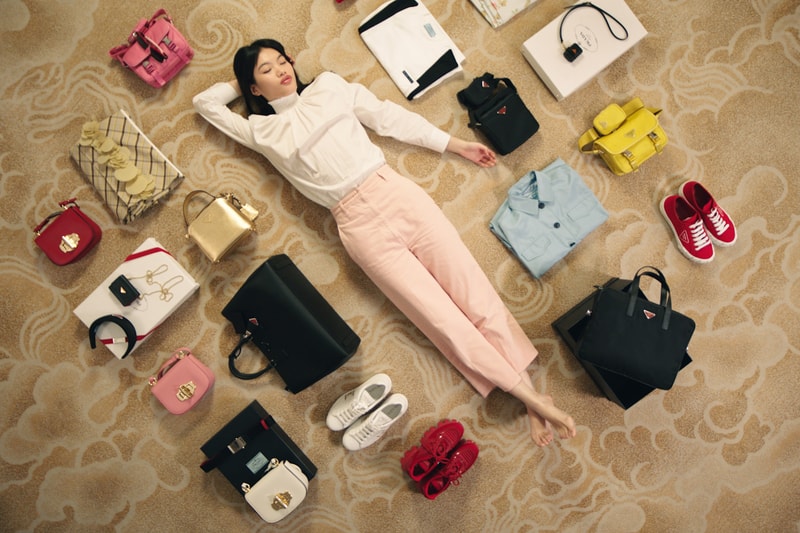 Prada Lunar New Year 2020 Digital Campaign Chinese New Year CNY 20 Chun Jin Family Members Model China Collection Handbags Womenswear Dresses