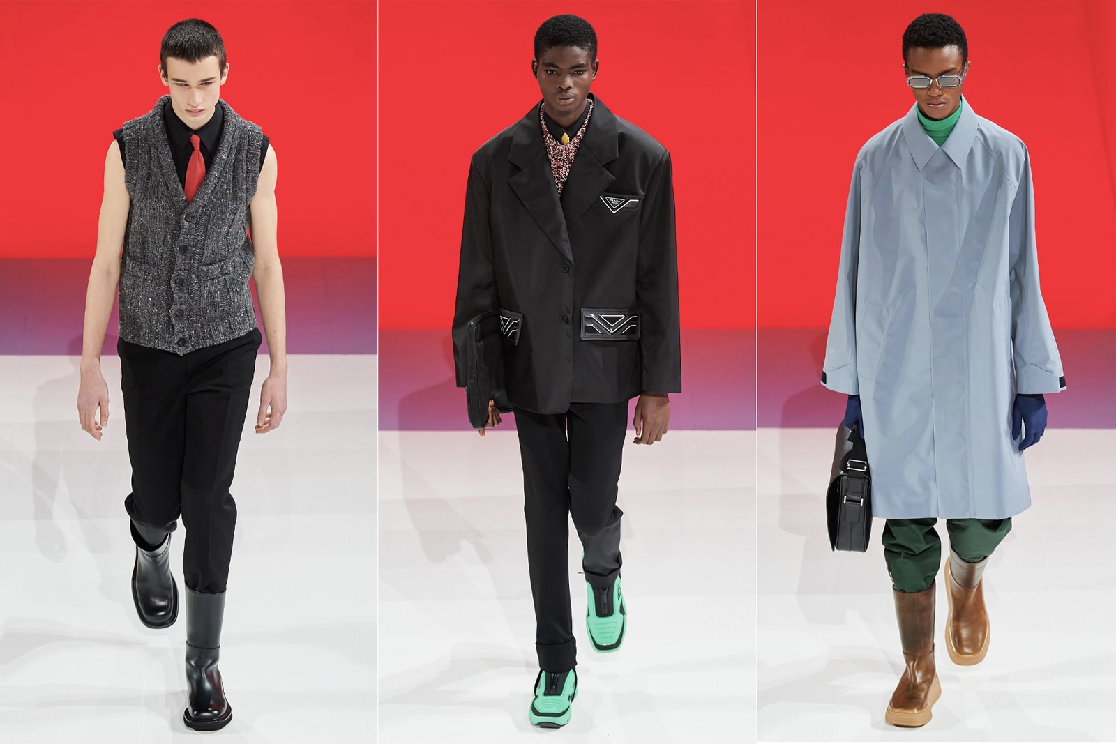 Milan Fashion Week Men's Fall/Winter 2020 Shows Prada Marni Fendi Gucci