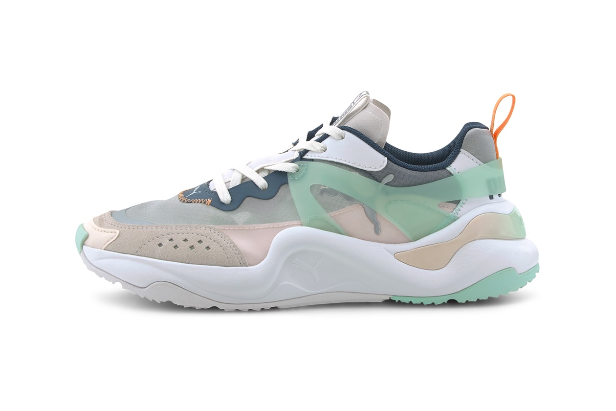 PUMA Rise White-Mist Green-Cantaloupe Campaign