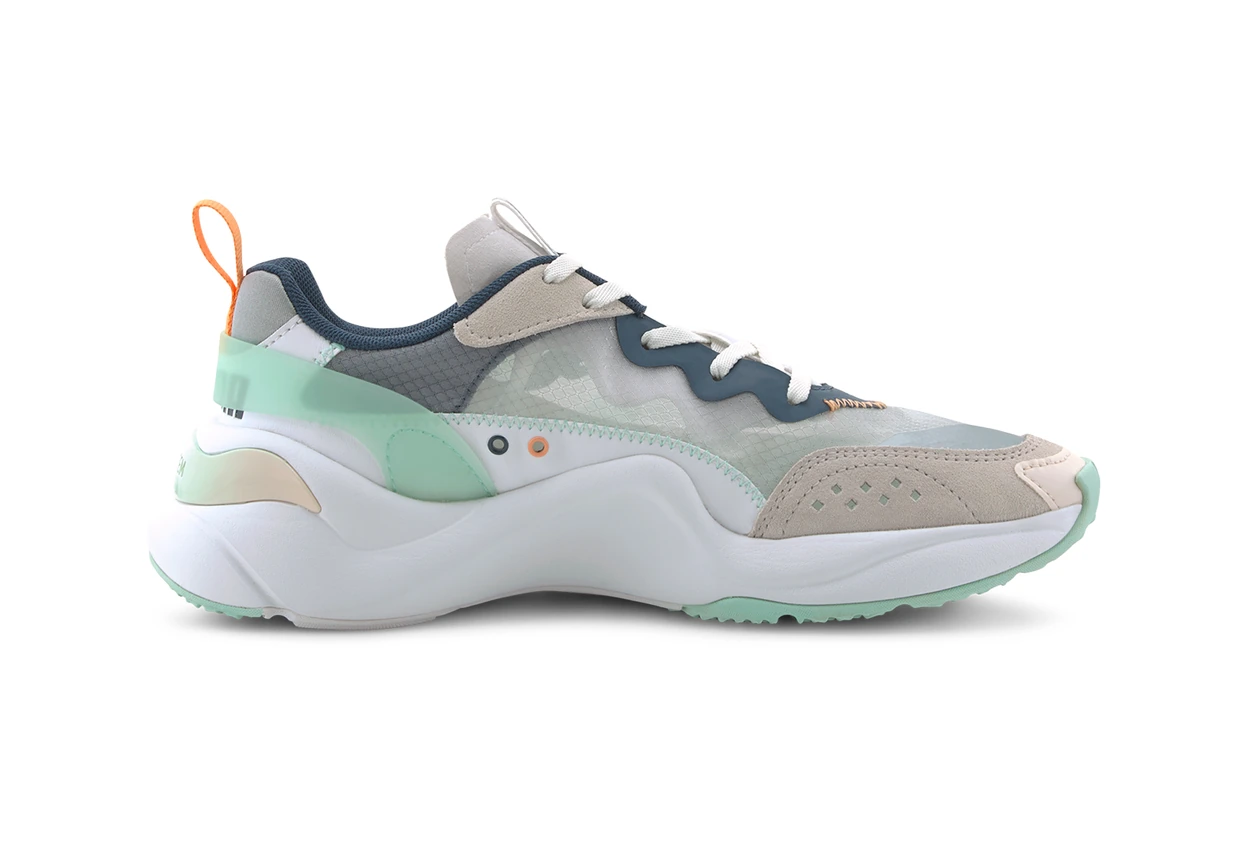 PUMA Rise White-Mist Green-Cantaloupe Campaign