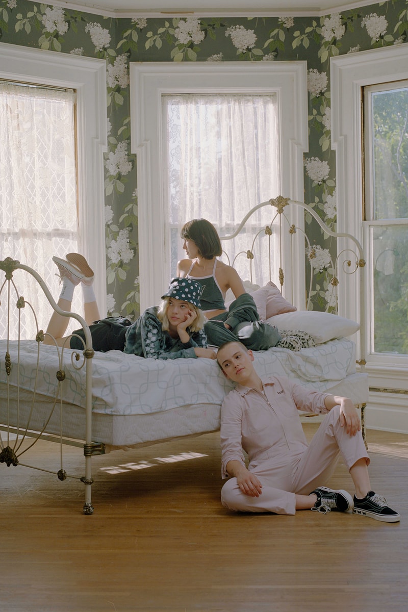 Sandy Liang x Vans Collection Collaboration Campaign Jumpsuit Pink