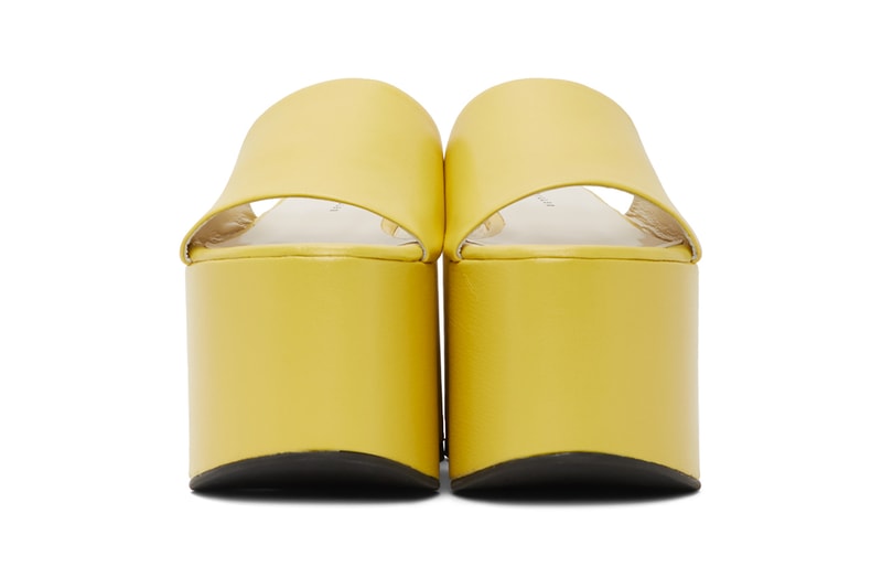 simon miller yellow blackout platform sandals shoes