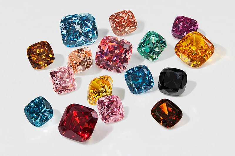 Swarovski Unveils 16 New Laboratory-Created Colored Diamonds