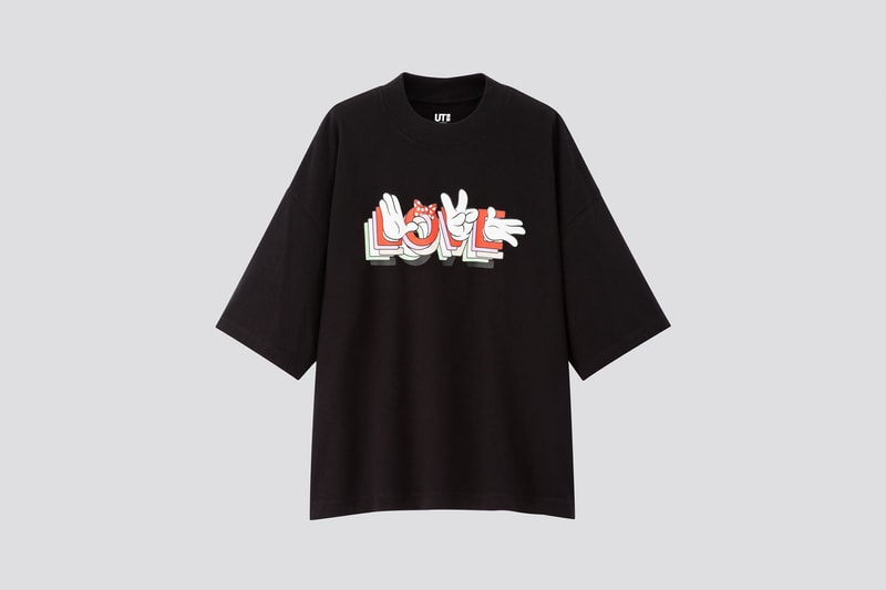 AMBUSH x Disney x Uniqlo UT Minnie Mouse Collection T-Shirt Love Black