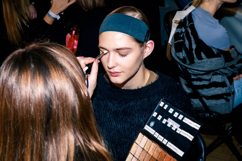 Backstage at JW Anderson Fall/Winter 2020 LFW Jonathan Anderson Collection Show London Fashion Week