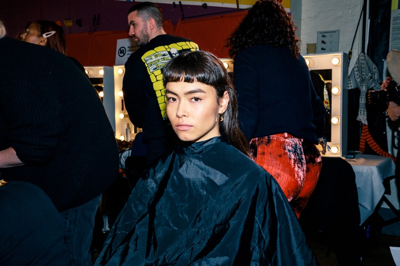 Backstage at JW Anderson Fall/Winter 2020 LFW Jonathan Anderson Collection Show London Fashion Week