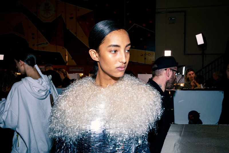 Backstage at JW Anderson Fall/Winter 2020 LFW Jonathan Anderson Collection Show London Fashion Week