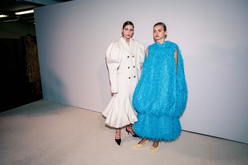 Backstage at JW Anderson Fall/Winter 2020 LFW Jonathan Anderson Collection Show London Fashion Week