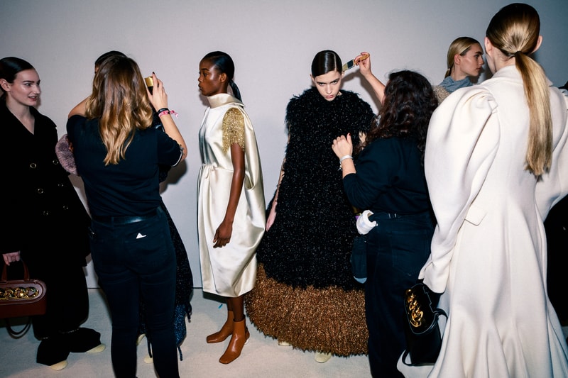 Backstage at JW Anderson Fall/Winter 2020 LFW Jonathan Anderson Collection Show London Fashion Week