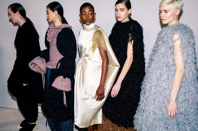 Backstage at JW Anderson Fall/Winter 2020 LFW Jonathan Anderson Collection Show London Fashion Week