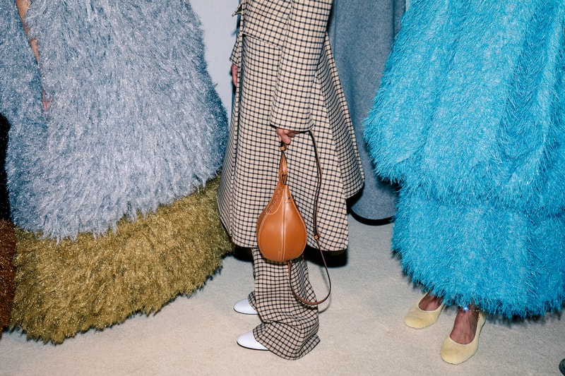 Backstage at JW Anderson Fall/Winter 2020 LFW Jonathan Anderson Collection Show London Fashion Week