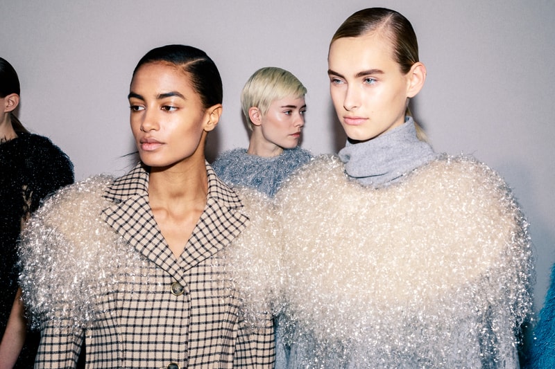 Backstage at JW Anderson Fall/Winter 2020 LFW Jonathan Anderson Collection Show London Fashion Week