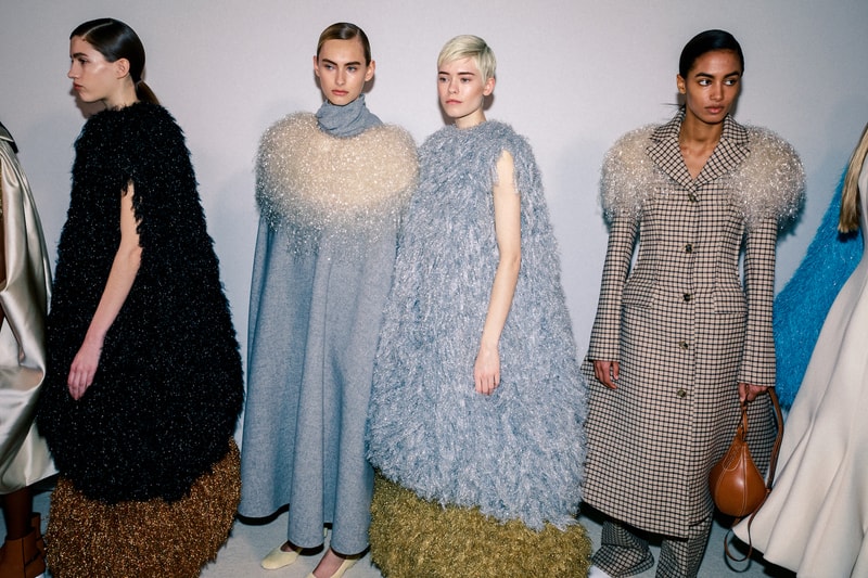 Backstage at JW Anderson Fall/Winter 2020 LFW Jonathan Anderson Collection Show London Fashion Week